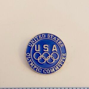 United States Olympic Committee Blue Pin